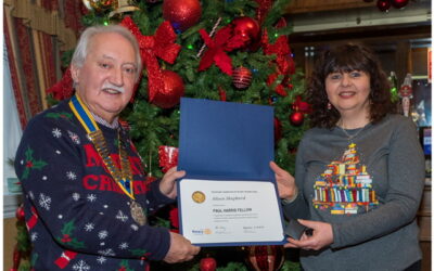 TOP AWARD FOR CHARITY WORKER